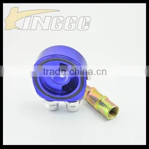 Good Quality Blue Power Single Oil Cooler Adapter thumbnail-2