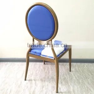 Wholesale Upholstered Wooden Oval Back Dining Chair Modern HC-918 thumbnail-2
