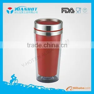 Double Wall Plastic Travel Mug&stainless Steel Inner thumbnail-1
