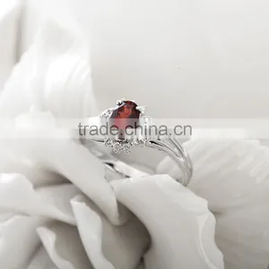 925 Sterling Silver Natural Oval Shape Rhodolite Ring. Gemstone Chunky Silver Ring.925 Silver Ring for Man. thumbnail-1