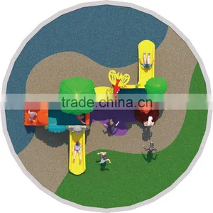 KAIQI Classic Full Plastic Series Fairytale Castle KQ50126A Kids Children Favorite Plastic Playground Equipment thumbnail-2