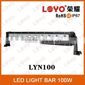 LOYO NEW PRODUCT off Road Led Light Bar, 100W Single Row Super Bright Led Light Bar, Led Work Light Bar thumbnail-1