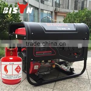 Bison China Taizhou OEM Factory 5KW Air Cooling LPG Biogas Generator thumbnail-1