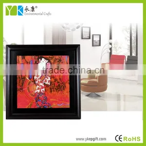 Wholesale Beautiful Folk Customs Young Lady Modern Chinese Wall Art Painting thumbnail-4