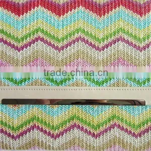 Color Lady Clutch Bag Raffia Envelope Bag thumbnail-3