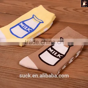 Lovely Gout Milk Color Female Short Stockings Chocolate Color Ankle Socks for Four Seasons thumbnail-2
