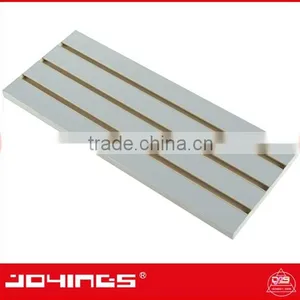 MDF Slatwall Melamine Panel With Aluminum Extrusion Inserts thumbnail-4