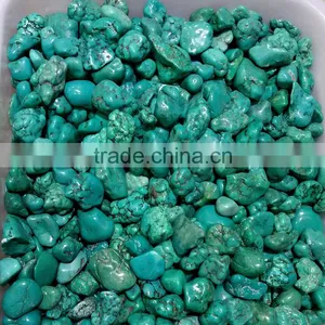Wholesale Natural Turquoise Gravel Small Rough Stone for Home Decor thumbnail-1