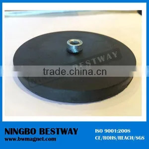 Industrial Used Flexible Rubber Coated Magnets Pot thumbnail-4