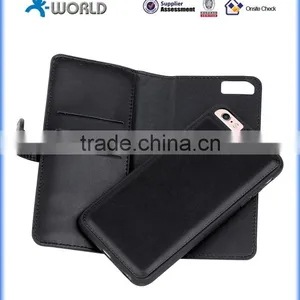 Leather Wallet Case Cover With Detachable Magnetic Hard Case For IPhone 6S thumbnail-3
