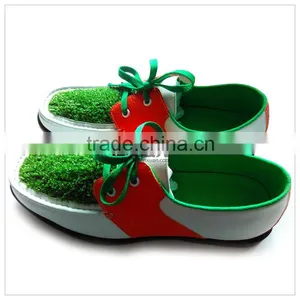 CXM124 Man Genuine Leather Laced up Boat Shoe With Grass thumbnail-1
