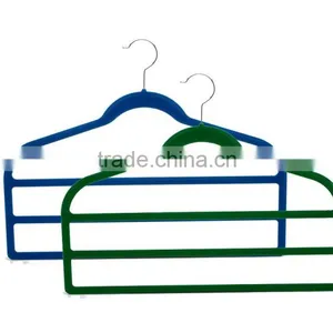 Plastic Velvet Hanger Clothes Hanger ASDF12 thumbnail-1