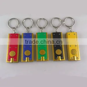 Russian Rectangle Led Keychain Torch / Led Torch JLP-016 for Promotional Gifts thumbnail-1