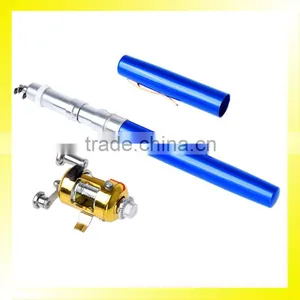 1.6 Meter Pen Rod Set Pen Fishing Rod Trolling Reel thumbnail-1