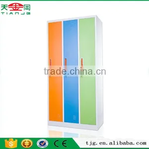 TJG-MC8531 Taiwan Wholesale Price Double Door Powder Coated Steel Closet Lockers thumbnail-2