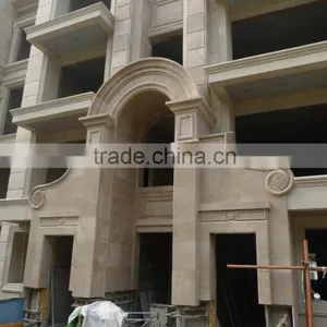 Bank Building Facade Decoration Limestone Exterior Wall Designs thumbnail-4