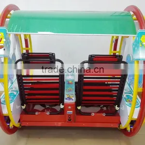 Jamma Remote Control Children Happy Car Arcade Gamble Machine With Led Light Tow Player Kiddie Ride thumbnail-3