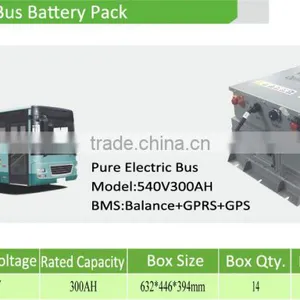 IP55 540v 300ah LiFePO4 Electric Bus Battery With Smart BMS thumbnail-2