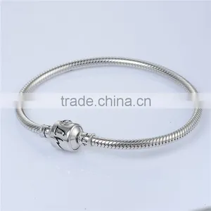 Wholesale 925 Sterling Silver European Charm DIY Bracelet BR008 thumbnail-2