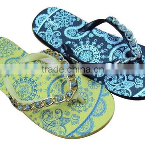 2015 Summer Women Beach EVA Flip Flop With Bling Bling thumbnail-1
