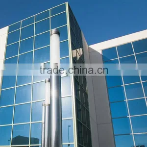 LOW-E Energy Saving Exterior Glass Curtain Wall Glass thumbnail-1