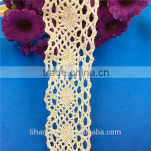H0067F Elegant Lace Ribbon, 100% Cotton Lace ,Crocheted Lace thumbnail-2