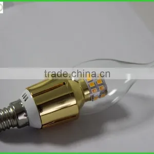 Candle Lights Type AndCE,SAA,RoHS,LVD,EMC Certification E14 Led Candle Bulbs 5w thumbnail-2