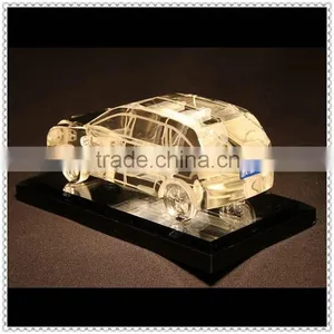 Personality Engraved Crystal Model Car For Holiday Gifts thumbnail-3