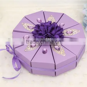 Hot Sale Purple Favour Boxes Red Wedding Favor Boxes Pink Favour Boxes Wholesale thumbnail-2