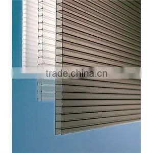 UV-protection 100% Virgin Resin Polycarbonate Hollow Sheet thumbnail-1