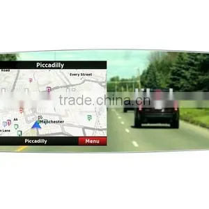 4.3 Inch Frameless Rearview Mirror Monitor Sychronize Informations Gps Navigation thumbnail-6