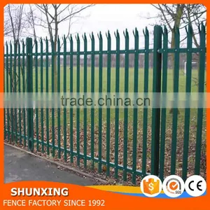 China Supplier Top Quality Hot Dipped Galvanized Palisade Fence for Sale thumbnail-1