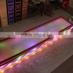 New Design Customed Made Soft Pvc LED Bar Mat thumbnail-3