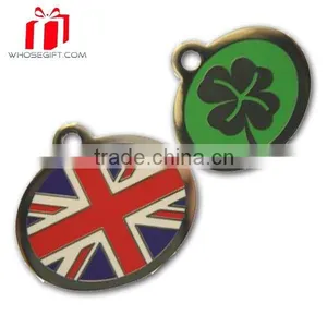 Latest Custom Large Or Small Nickle-polish Cheap Couple Metal Dog Tag thumbnail-1
