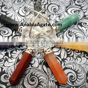 7 Chakra Spinning Merkaba Agate Energy Generator : Agate Chakra Healing Tools thumbnail-2