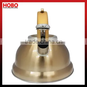 2.6L Copper Colour Stainless Steel Whistling Kettle Tea Kettle Tea Pot thumbnail-3