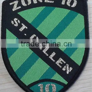 Custom Design Garment Weaving Label Chevron Patch thumbnail-1