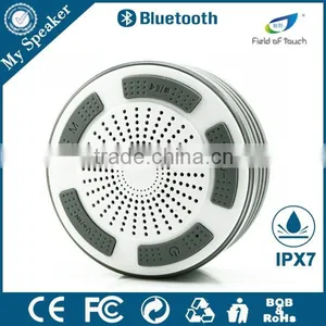 My Speaker F013 White With Grey Shower Radio,waterproof Floating Speaker,LED Bluetooth Speaker thumbnail-2