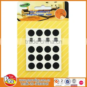 Black Adheisve Screw Cover Sticky Screw Cap PVC Furniture Cover thumbnail-3