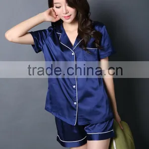 Contra Lux WoMen's Silk Pajama Manly & Elagant Short PJ Set thumbnail-4