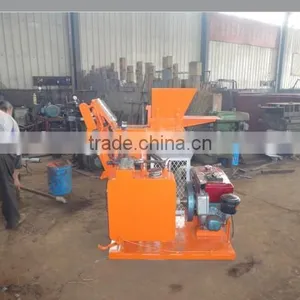 Shengya German Technology Electricity or Diesel SY1-25 Cement Interlocking Small Brick Product Machinery China Supplier thumbnail-2