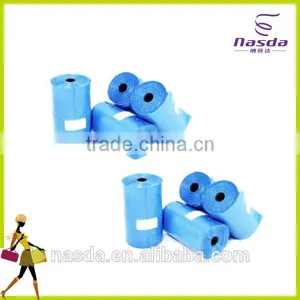 HDPE+EPI Biodegradable Poop Bag,waste Bag 10 Microns,15 Bags per Roll thumbnail-1