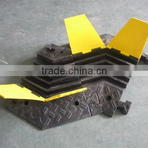 Plastic Ramps Car Garage Wheel Stop Rubber Bump Stop Manufacturer thumbnail-2