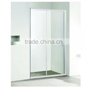 6mm SlidingTempered Glass Shower Door With Aluminum Profile thumbnail-1