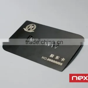Custom Etched Logo Brass Metal Member Vip Card thumbnail-6