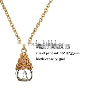 NEW 2014 Jewelry Pendant Glass Perfume Bottle Jewelry thumbnail-1