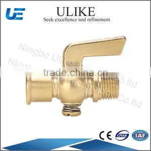 1/4"NPT /BSPT Brass Petcock Valve thumbnail-1