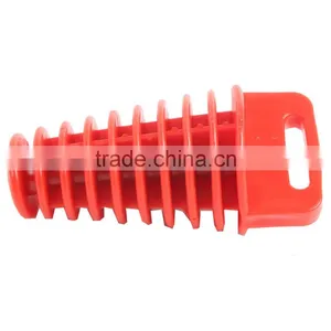 Red Wash Plug Exhaust Muffler Bung Cleaner Wash Pipe-Plug For 4 Stroke Motorbike thumbnail-1