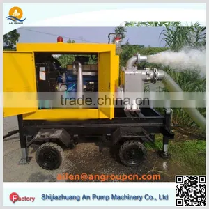 Farm Irrigation Movable Centrifugal Self Priming 6 Inch Diesel Water Pump thumbnail-1