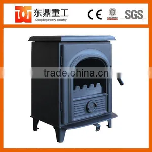 Cast Iron Free Standing Indoor & Outer Door Wood Fireplace With Good Quality thumbnail-2